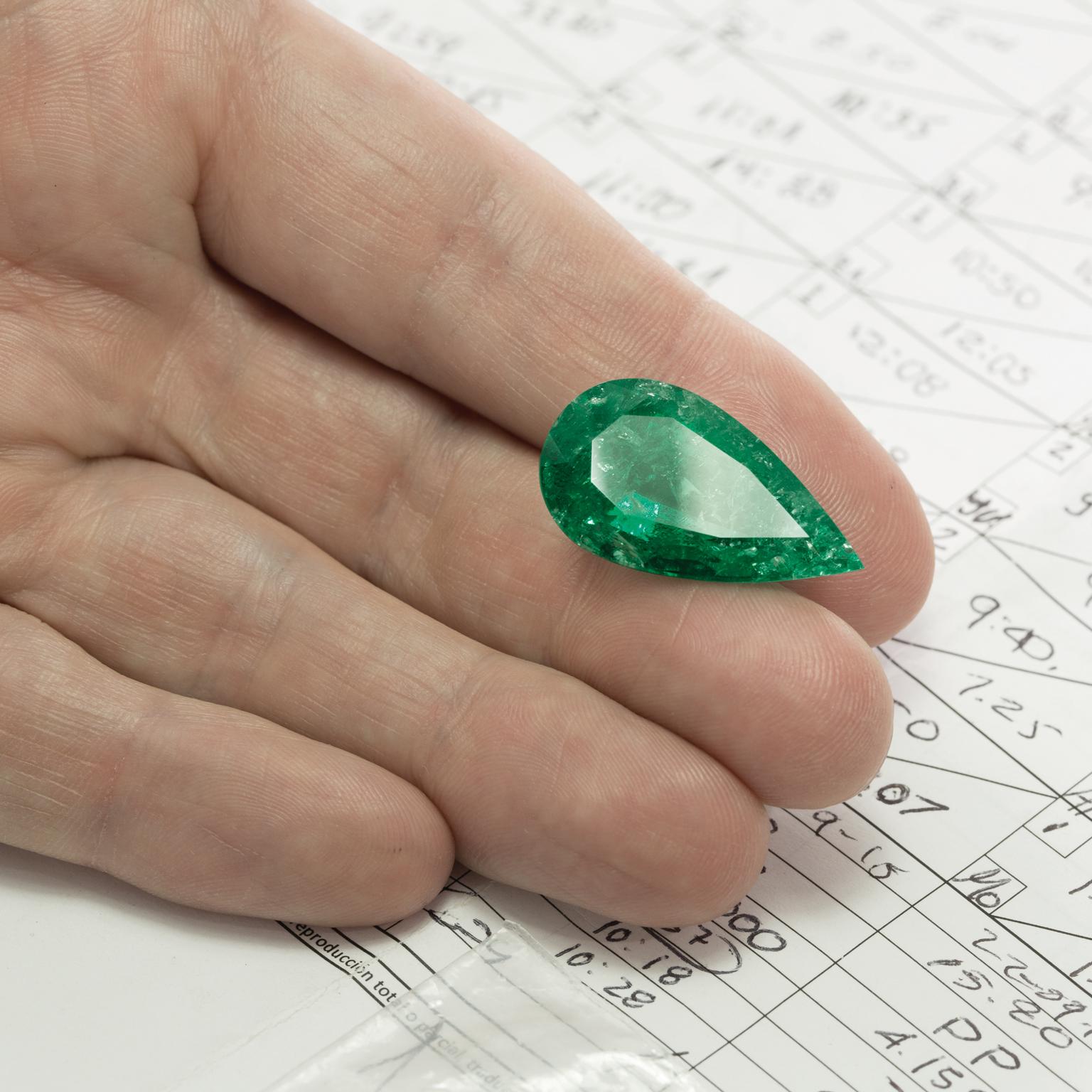 Muzo Emerald stone