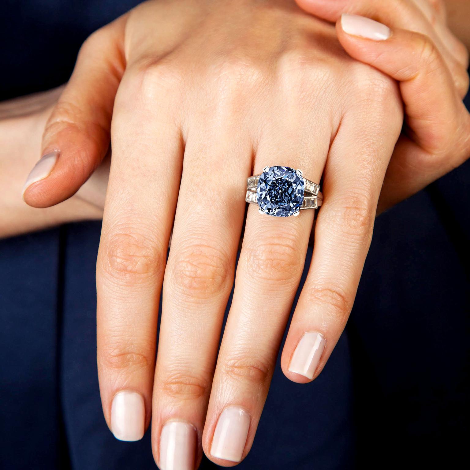 Shirley Temple's Blue Diamond Ring Didn't Find a Buyer Just Yet . . . | Blue  diamond ring, Blue diamond, Diamond ring