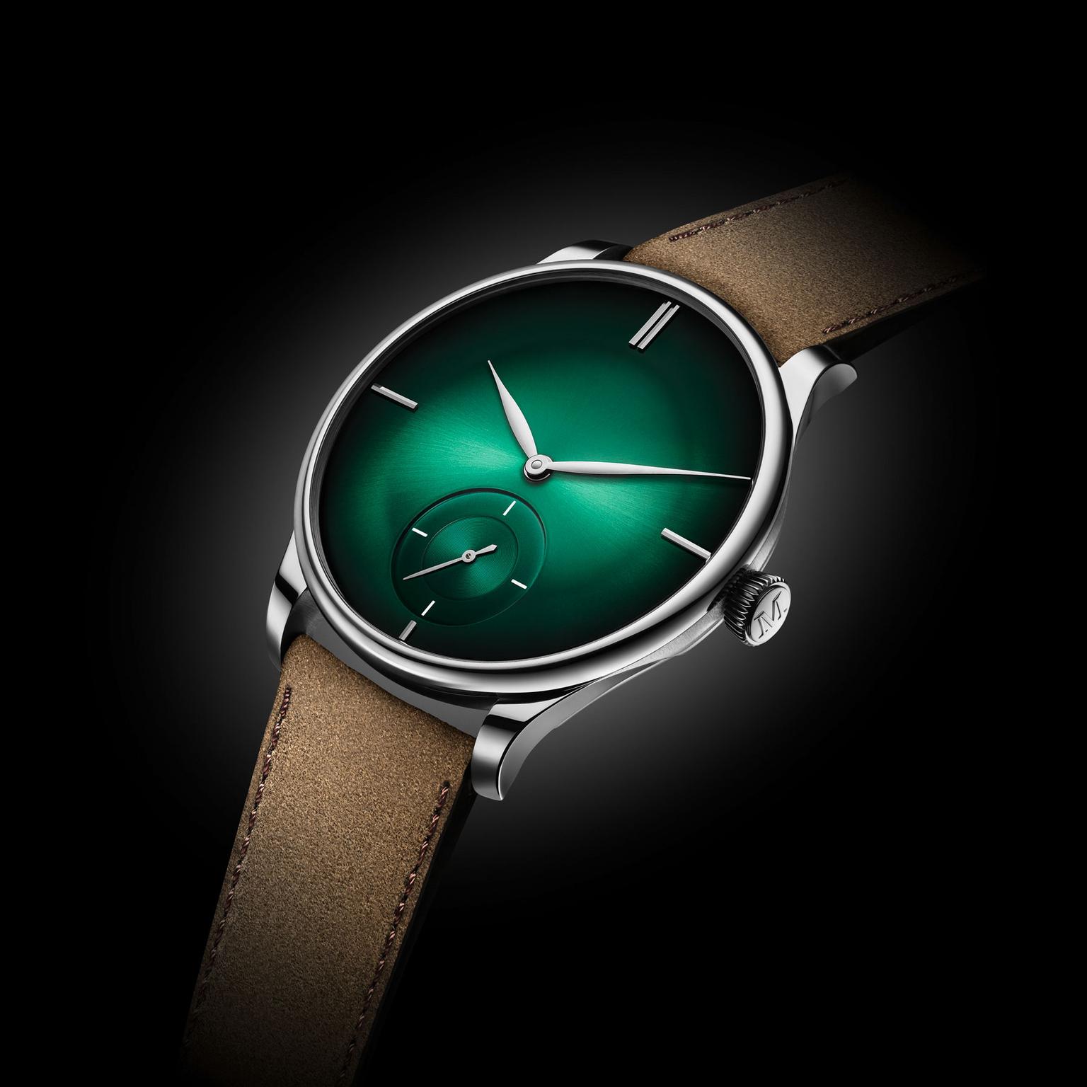 Venturer Small Seconds XL Purity Cosmic Green watch H. Moser