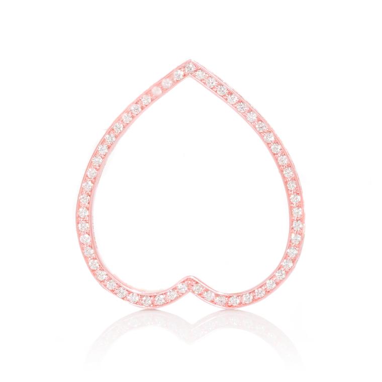 Argyle Pink Diamond Heart Layering Necklace — All The Brilliants