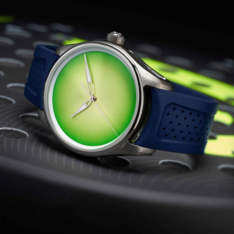 Pioneer Centre Seconds Concept Citrus Green by H.Moser & Cie 1