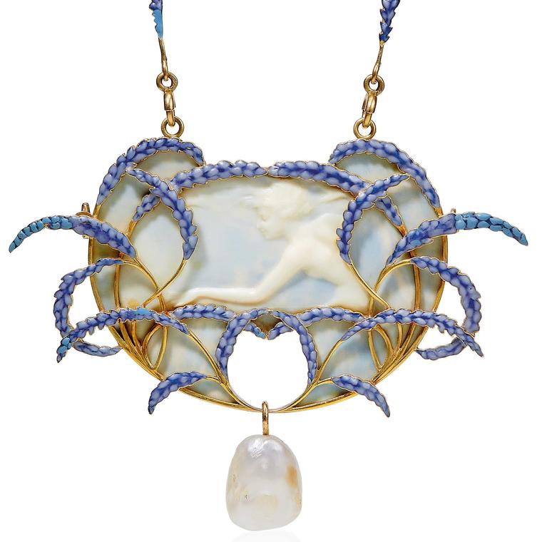 Christies auction Lot 32 Rene Lalique galalith pendant 1905