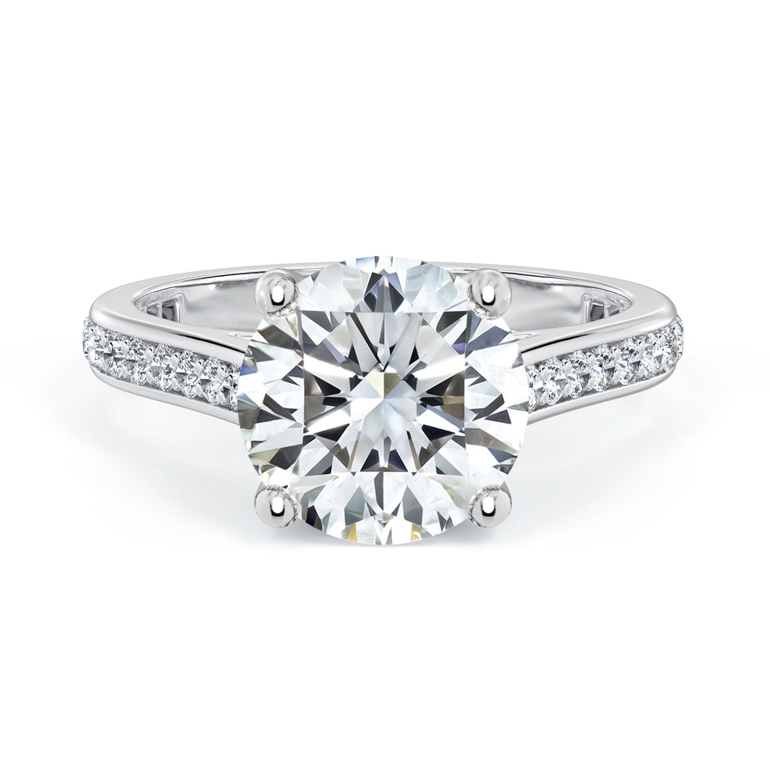 Prelude jacket ring solitaire by De Beers - Diamond ring only