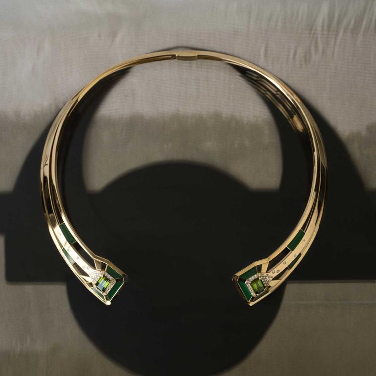 Chanel Gallery My Green tourmaline necklace