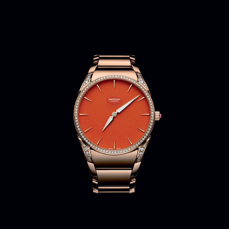 Tonda 1950 Poppy watch with an aventurine dial