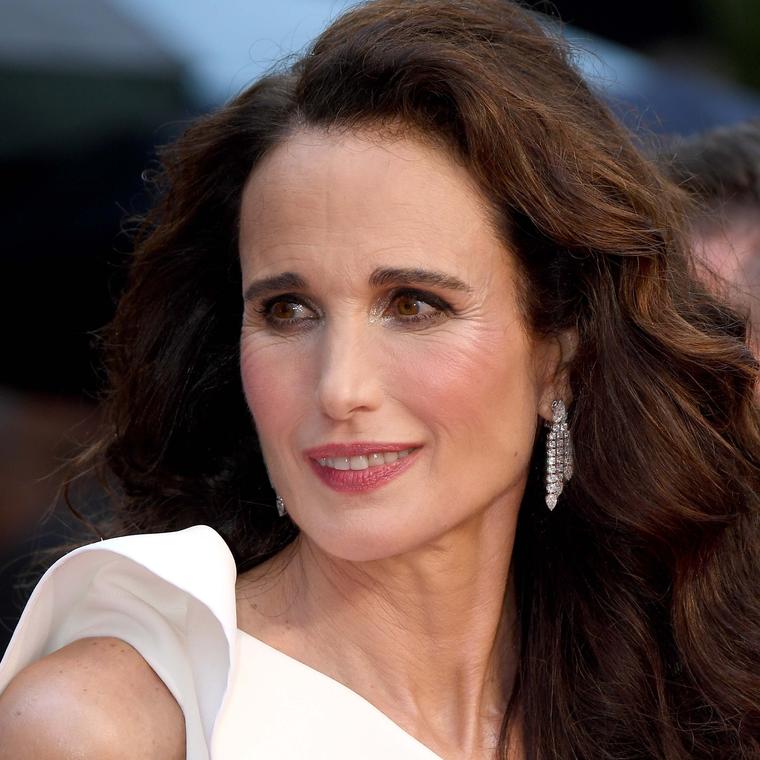 Andie MacDowell in Chopard jewels Cannes Film Festival 2019 