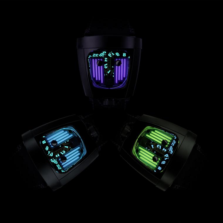 MB&F HMX Black Badger watch