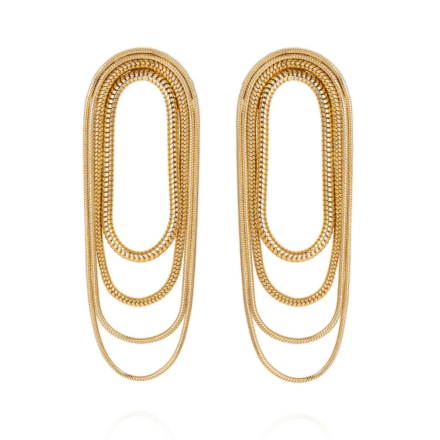 Fernando Jorge Parallel Multi-Chain earrings