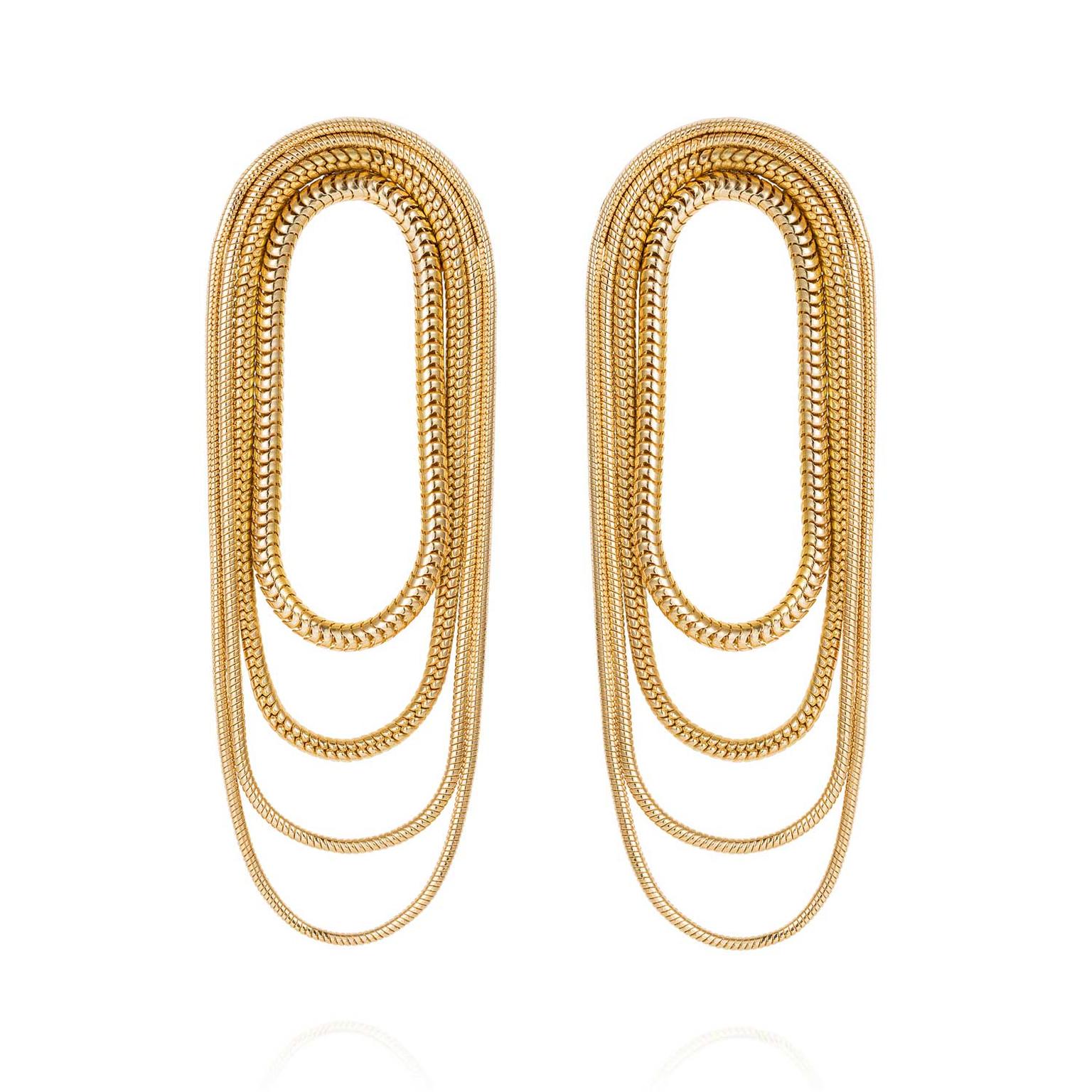 Fernando Jorge Parallel Multi-Chain earrings