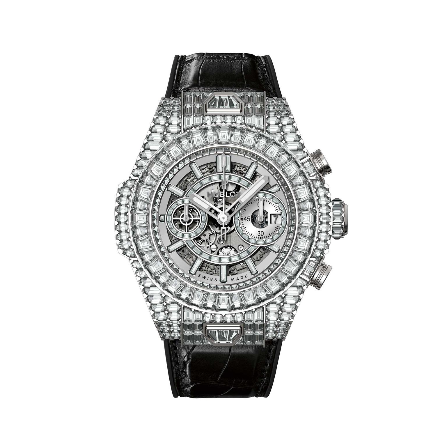 Hublot Big Bang 10 Year HJ with diamonds