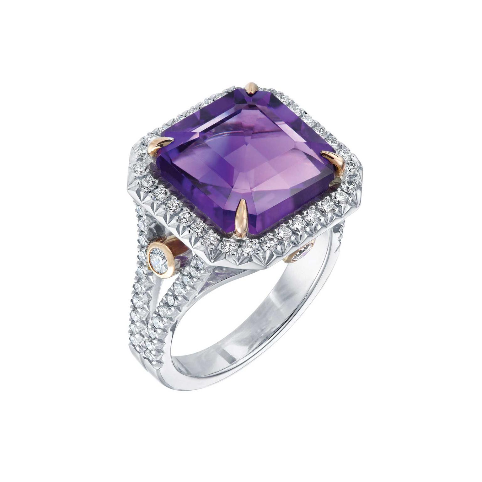 Fabergé Devotion amethyst ring