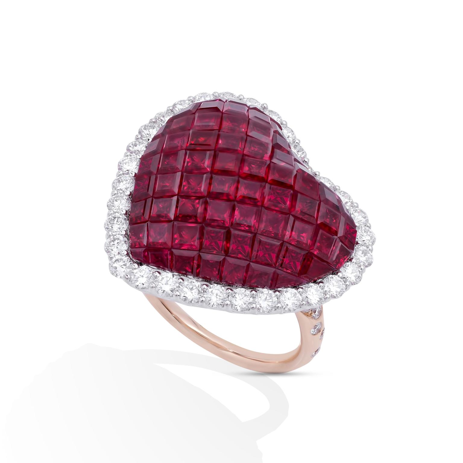 Stenzhorn Love Keepers Mosaic ruby ring
