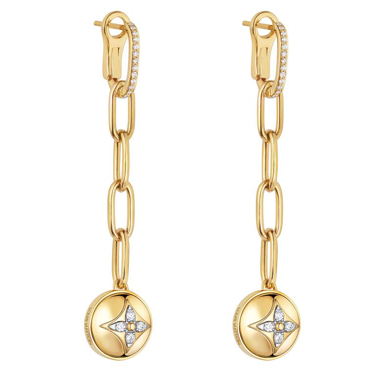 Louis Vuitton - Blooming Earrings - Metal - Gold - Women - Luxury