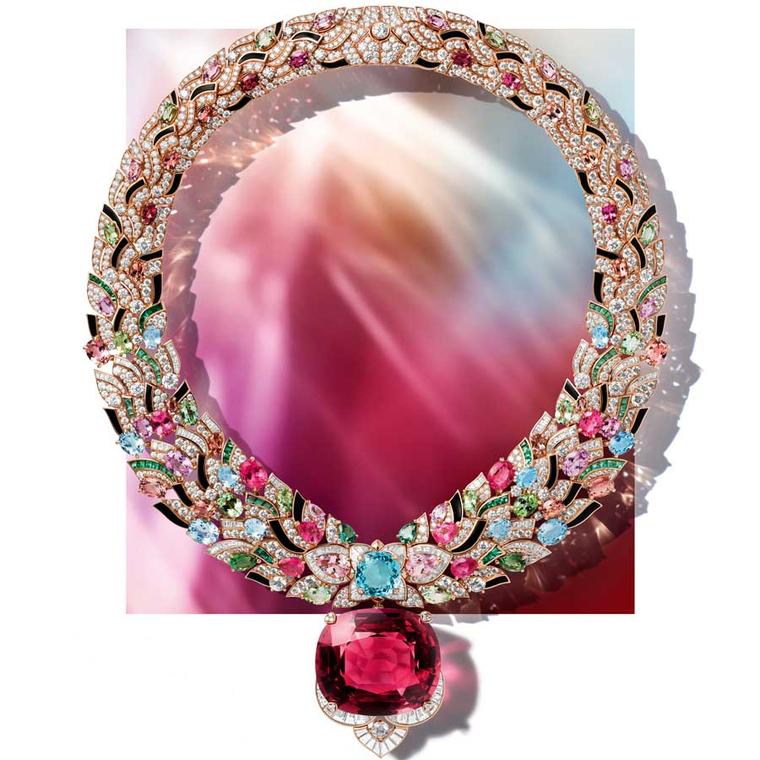 Bvlgari Polychroma Celestial Mosaic  necklace  white