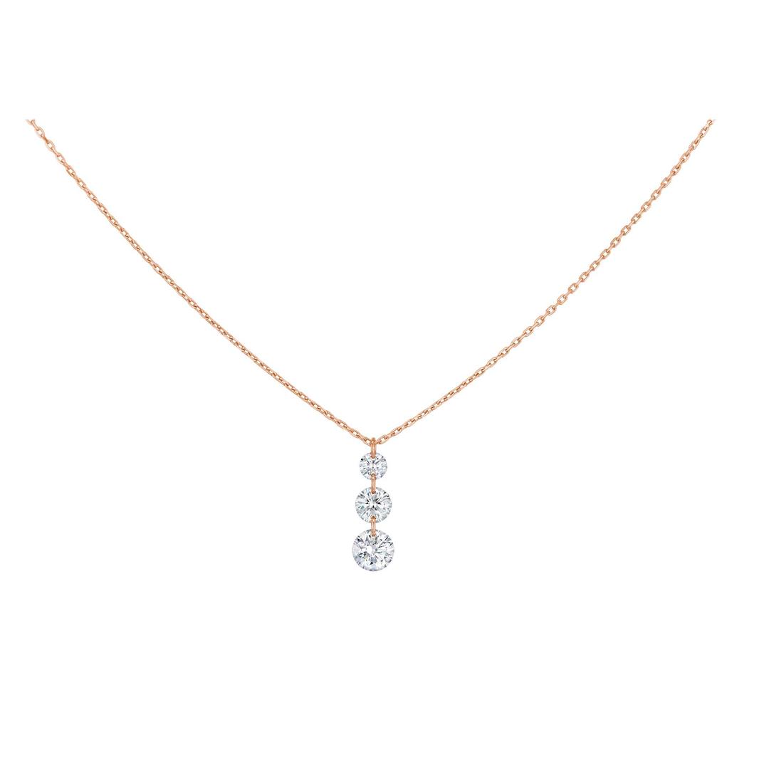 360° Duo diamond necklace on a gold chain | La Brune & La Blonde | The ...