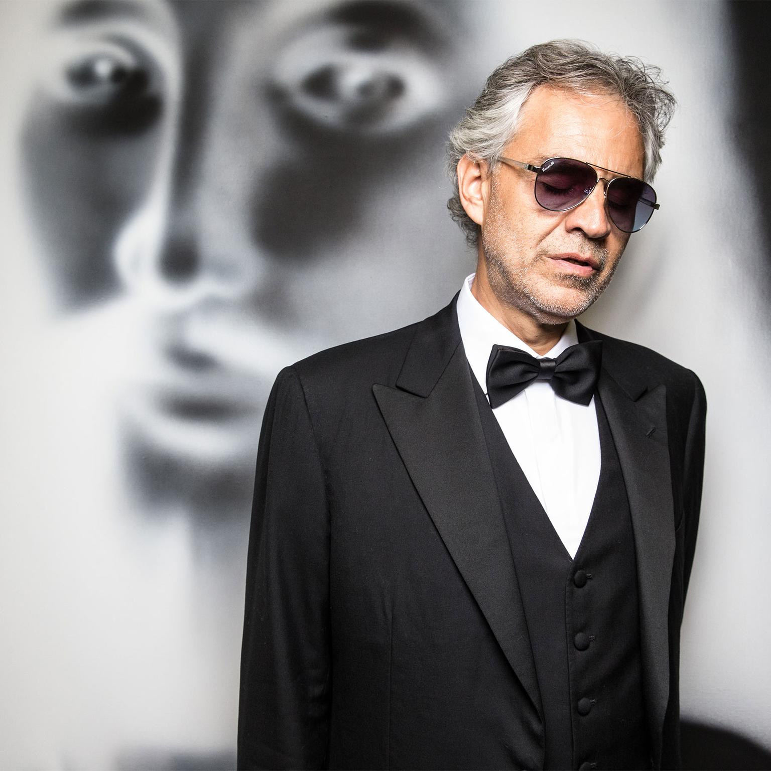 Andrea Bocelli at the Elton John AIDS Foundation