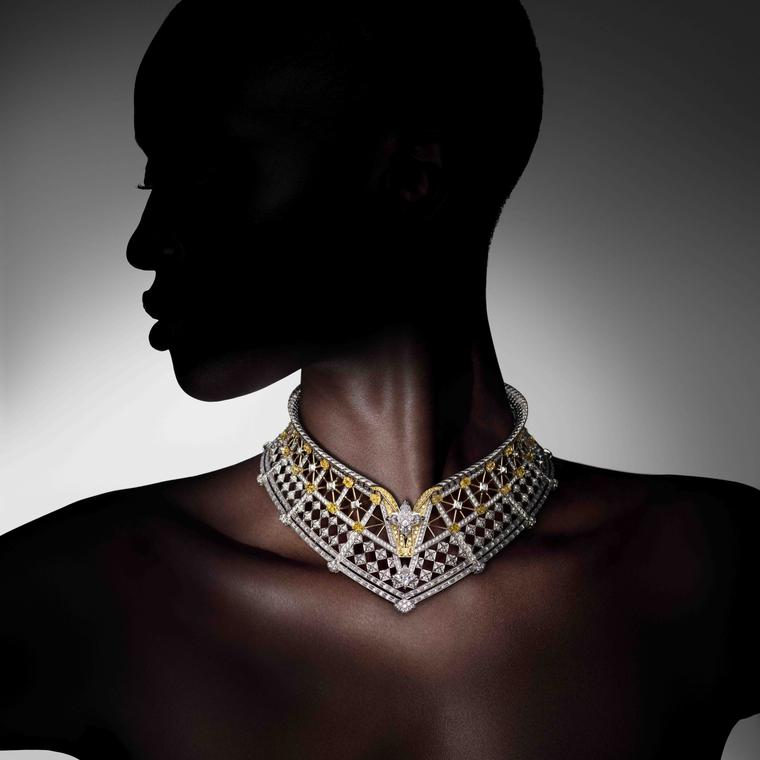 Victoire necklace from Awakened Hands Awakened Minds high jewellery collection by Louis vuitton