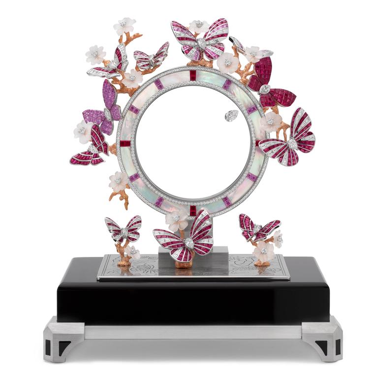 Butterfly clock by Stenzhorn