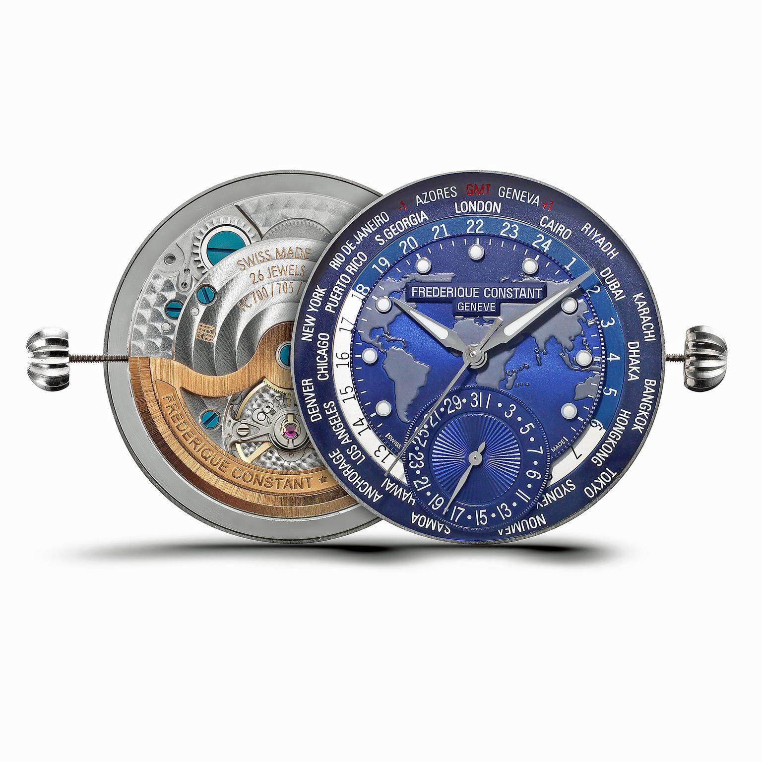 Frederique Constant Manufacture Worldtimer movement