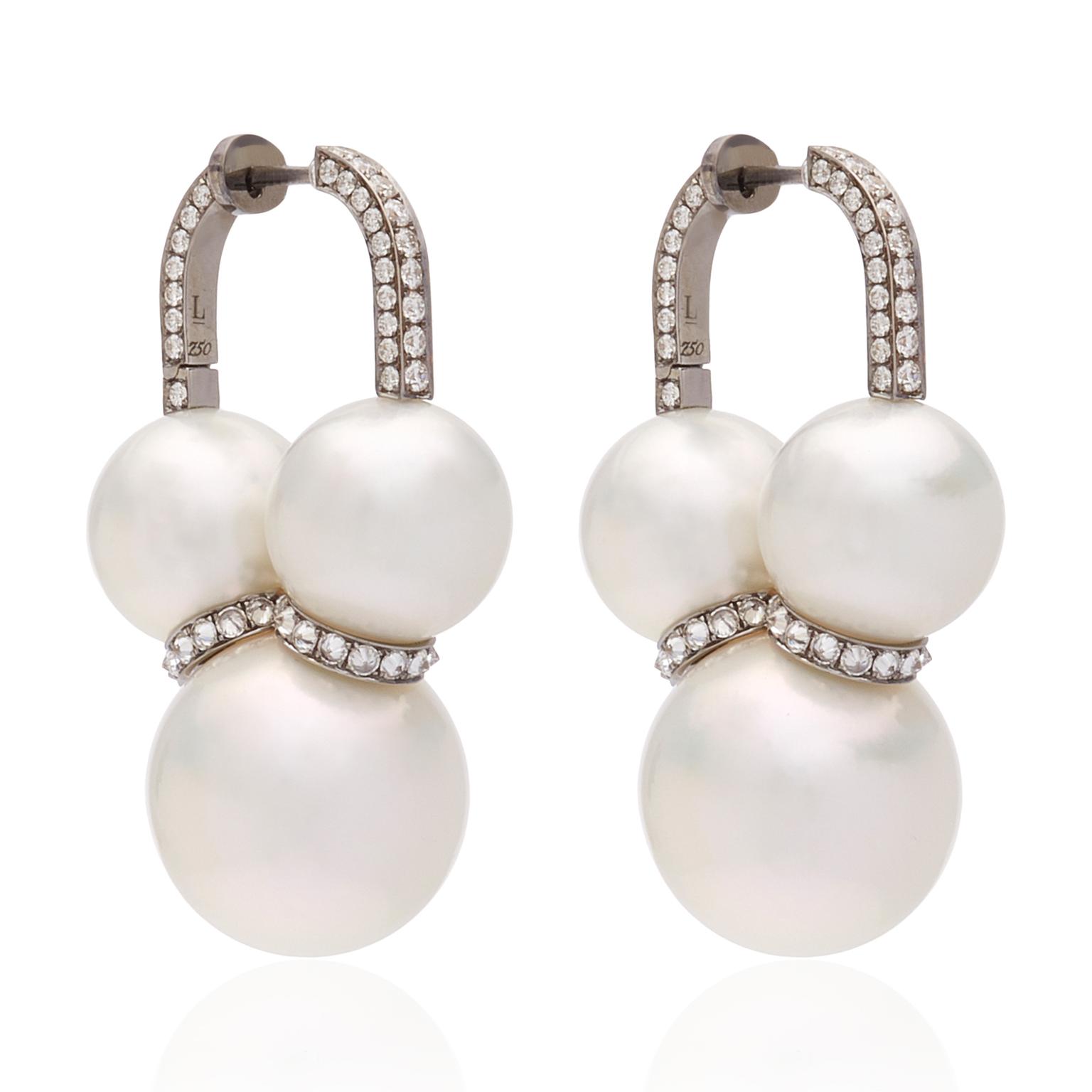 Mr Lieou pearls earrings