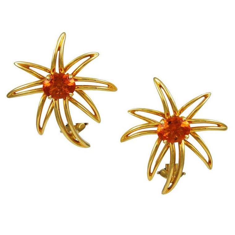Tiffany citrine Fireworks earrings from the 1990s