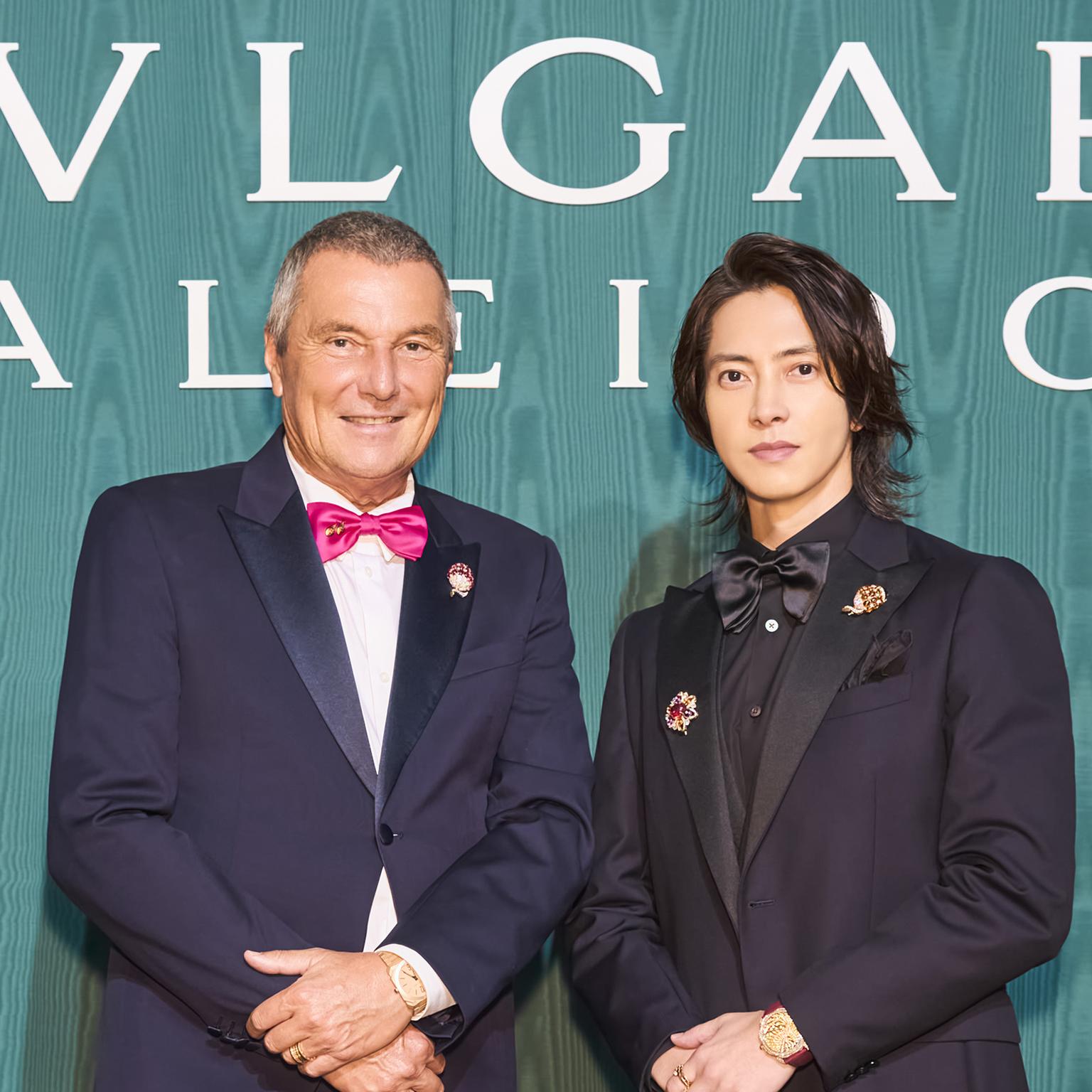 Jean Claude Babin and Tomohisa Yamashita Kaleidos Exhibition by Bvlgari 