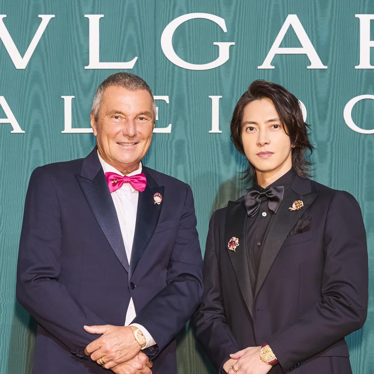 Jean Claude Babin and Tomohisa Yamashita Kaleidos Exhibition by Bvlgari 