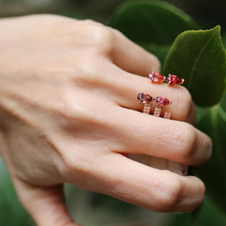 Ring by Repossi with Moyo Gems sapphires