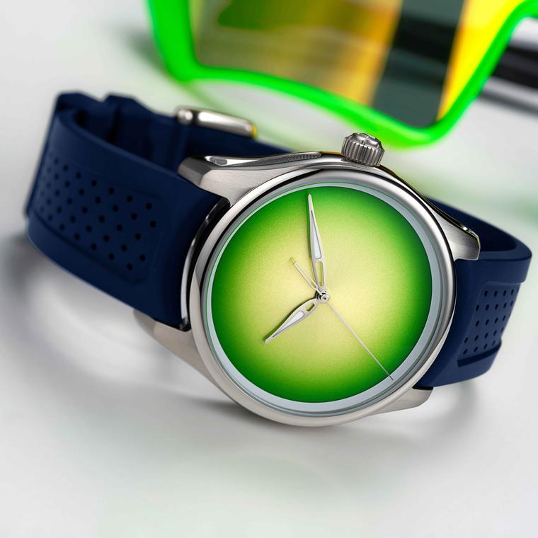 Pioneer Centre Seconds Concept Citrus Green by H.Moser & Cie