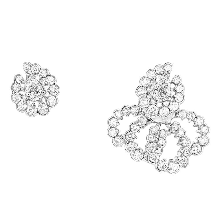 Archi Dior Milieu du Siècle Diamant mismatched earrings
