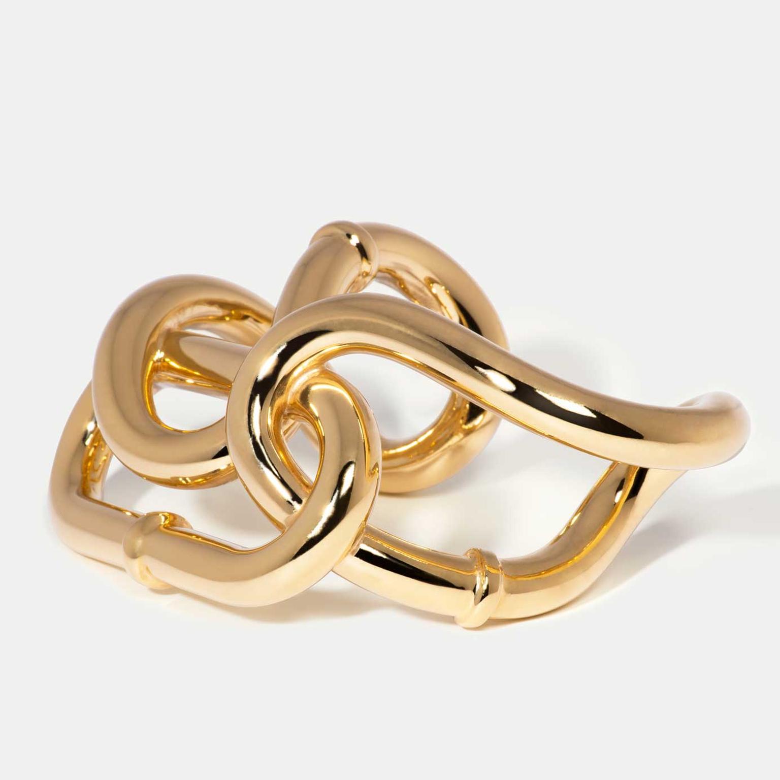 Hannah Martin chain link gold bracelet