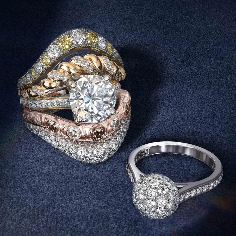 Prelude jacket ring by De Beers