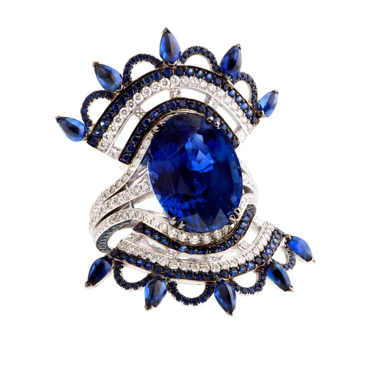 John Rubel Ceylon sapphire ring