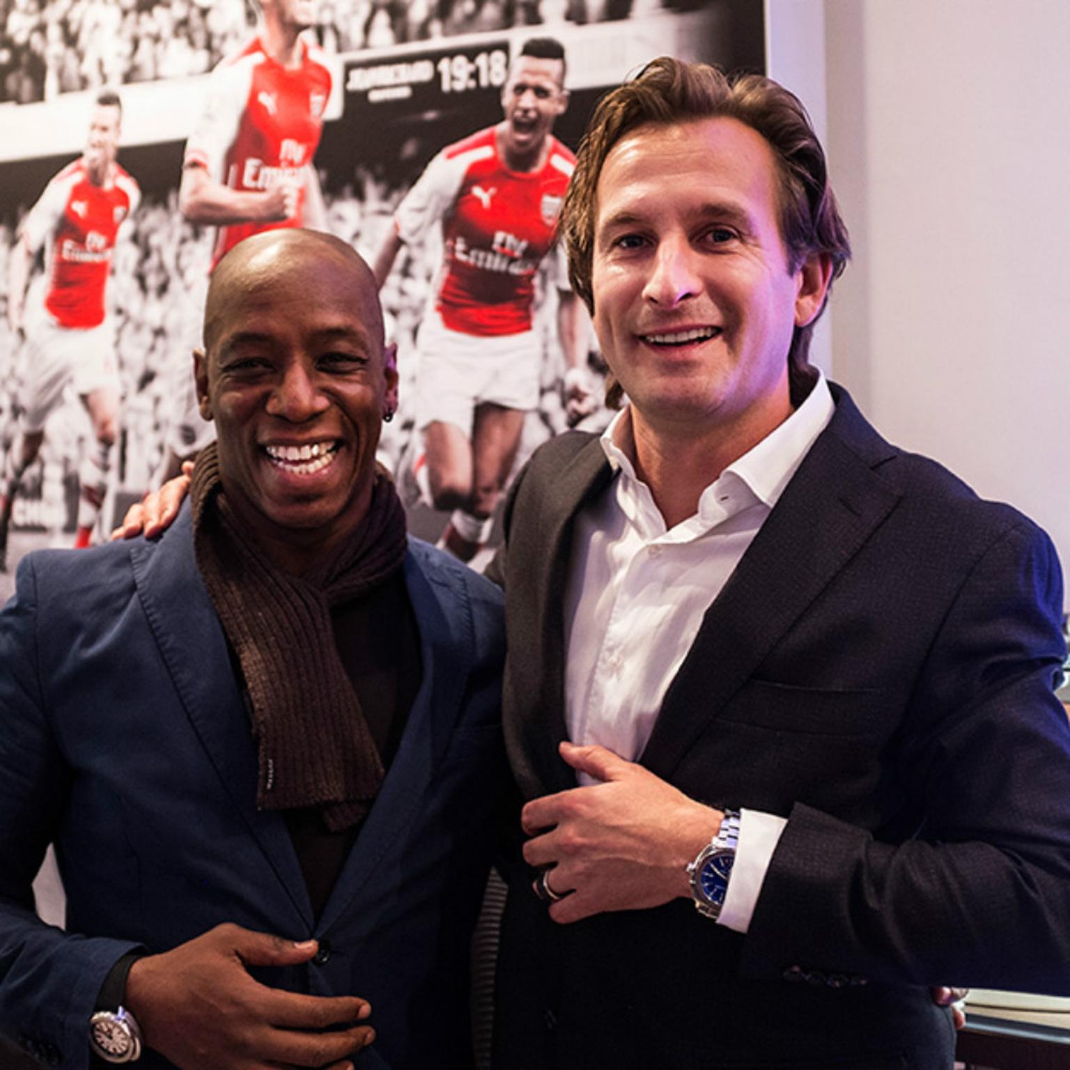 Ian Wright at JeanRichard SalonQP 2014