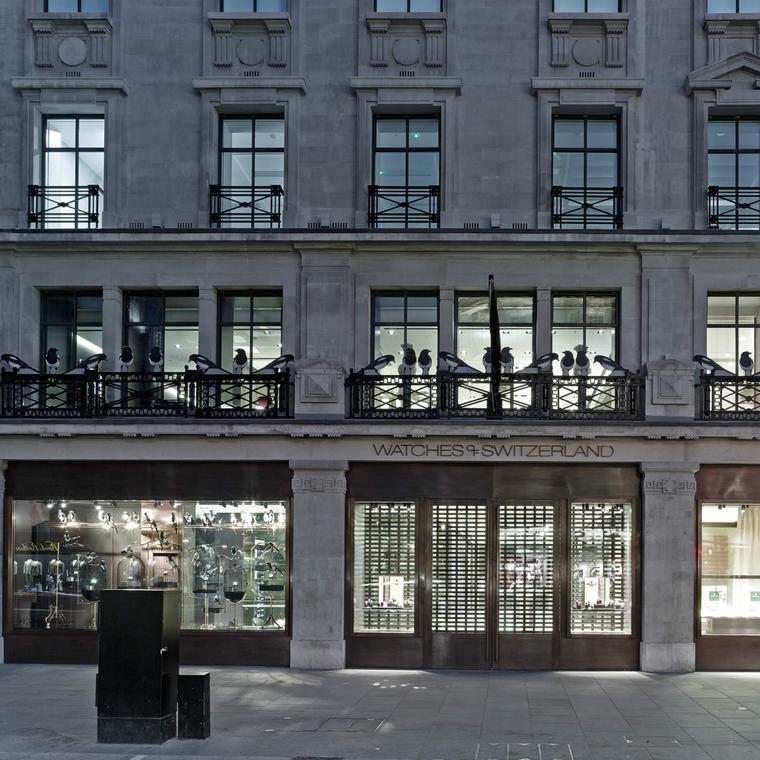 Watches of Switzerland flagship on Regent Street in London