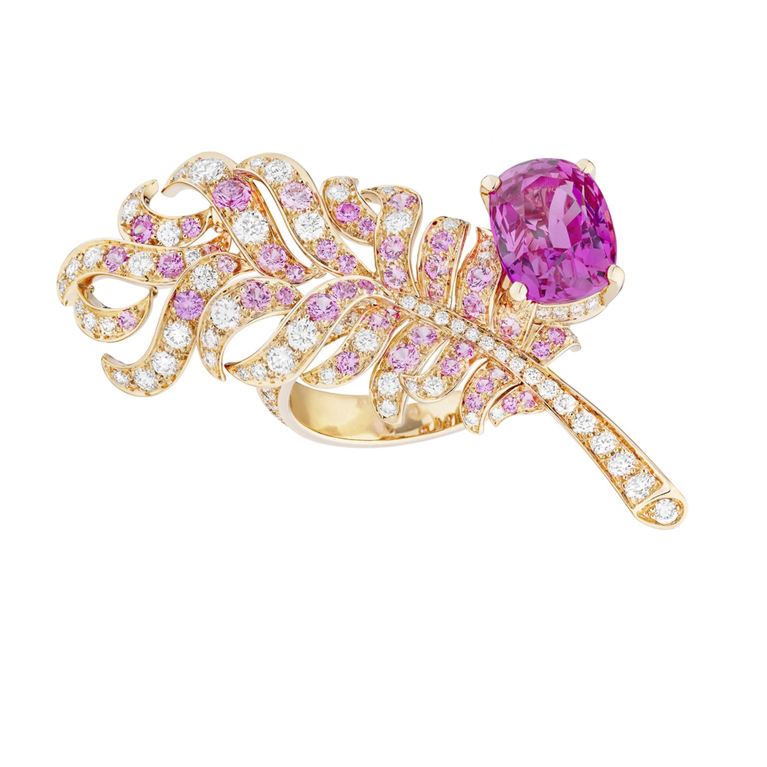 4 - Plume Rose de Chanel brooch