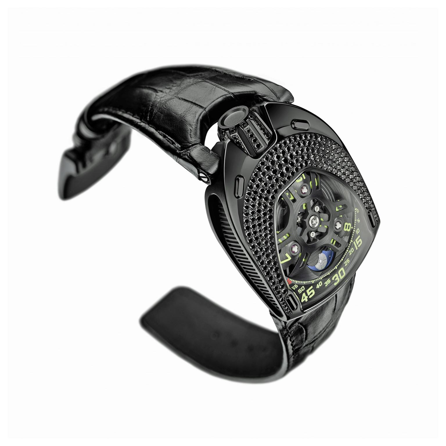 Urwerk UR-106 Black Lotus watch