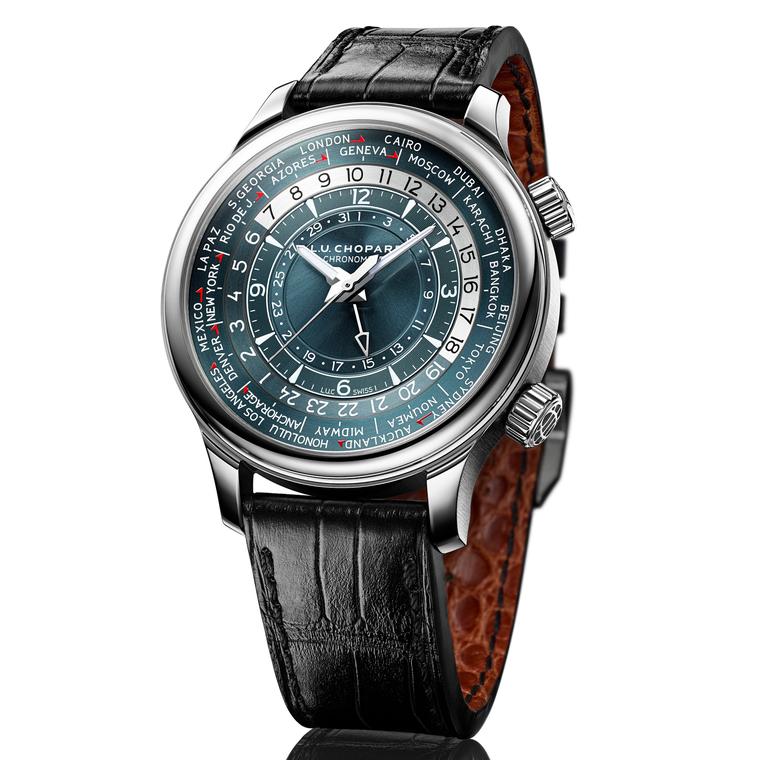 L.U.C Time Traveler One watch in platinum