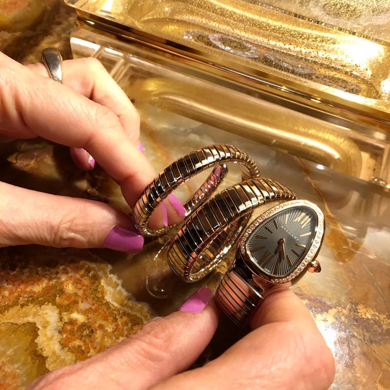 Getting hands on with the Bulgari Serpenti at the Bond Street store