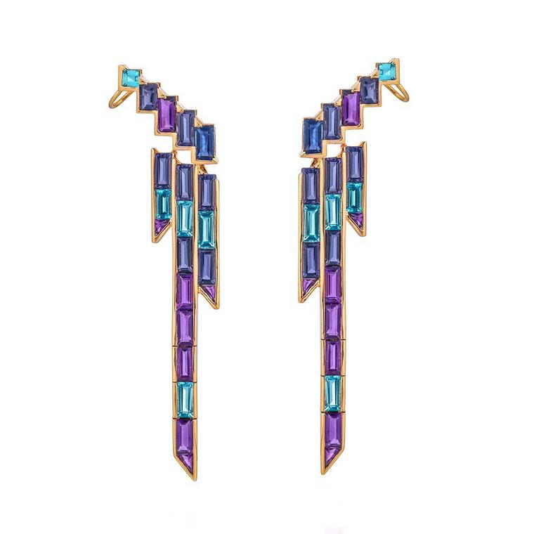 Tomasz Donocik Electric Night earrings