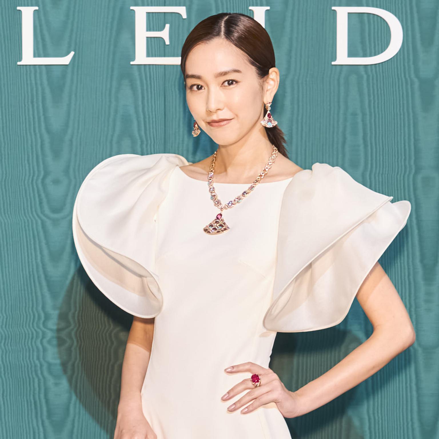 Gala Diner Mirei Kiritani Kaleidos Exhibition by Bvlgari