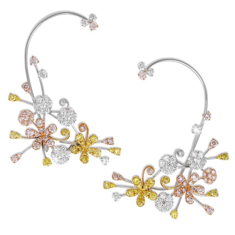 Cherry Blossom ear cuff from David Morris 