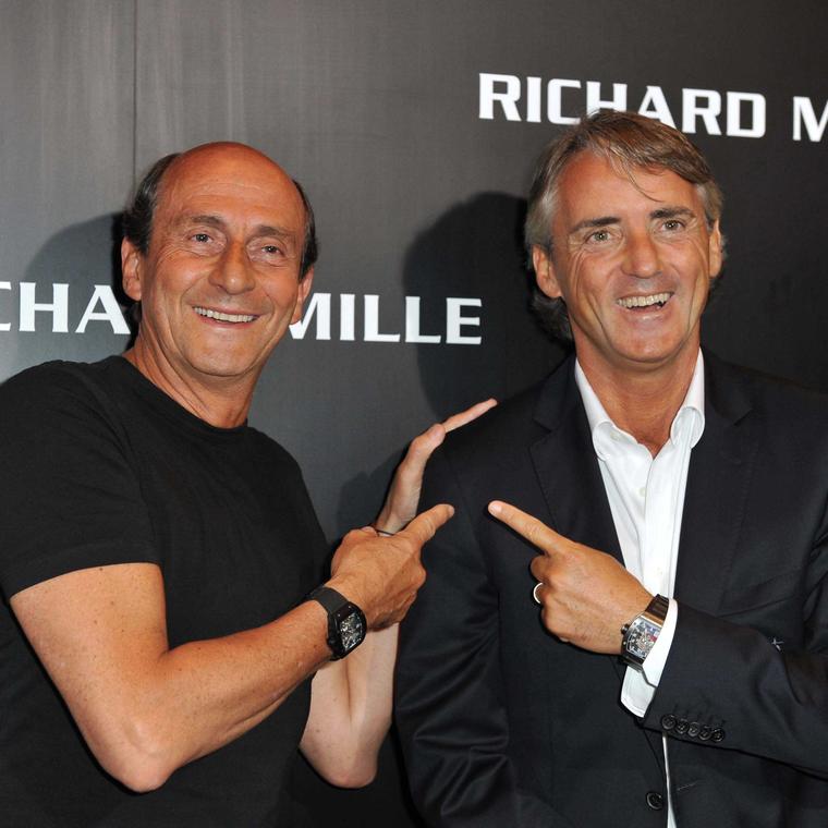 Richard Mille and Roberto Mancini