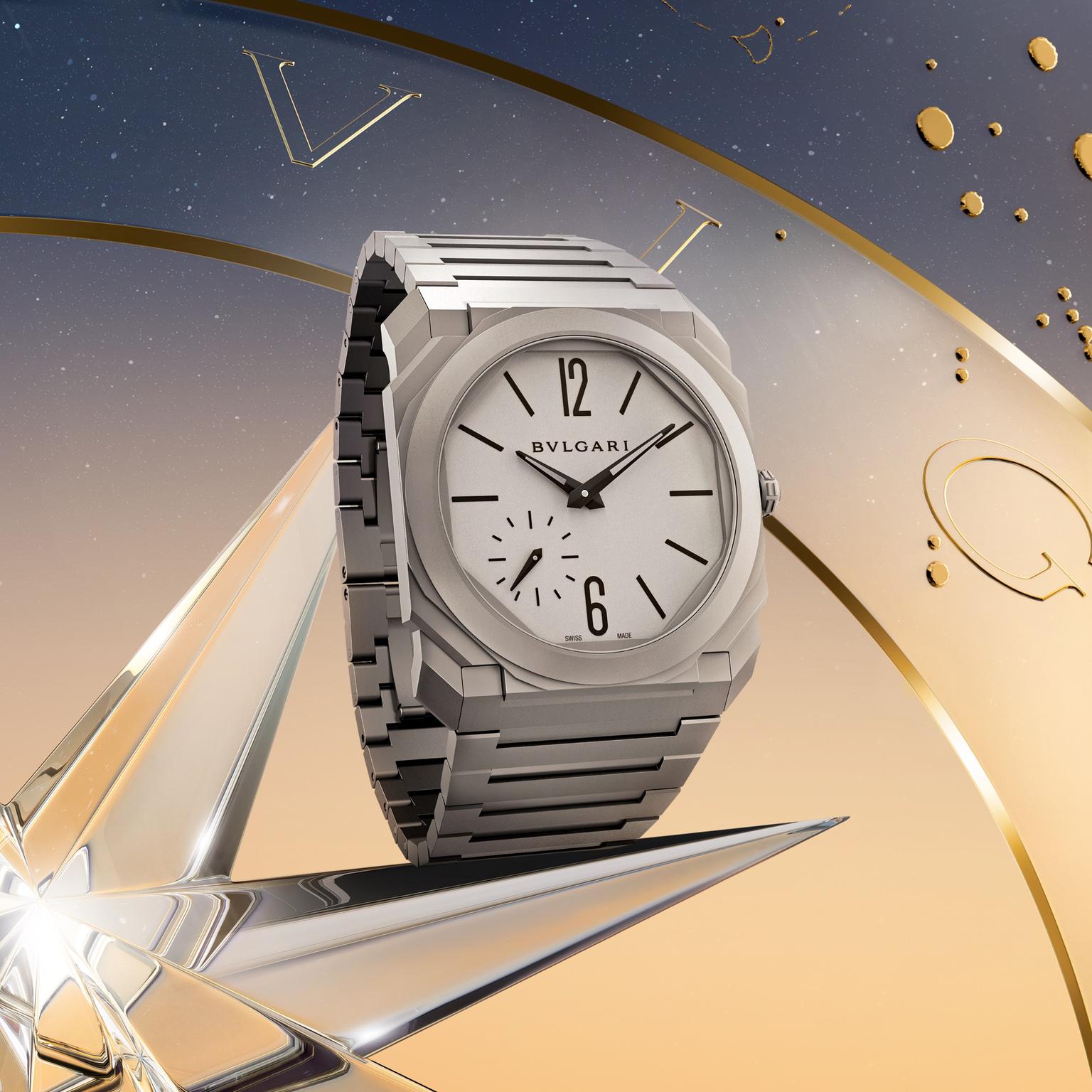 Ultra-thin Octo Finissimo watch by Bvlgari