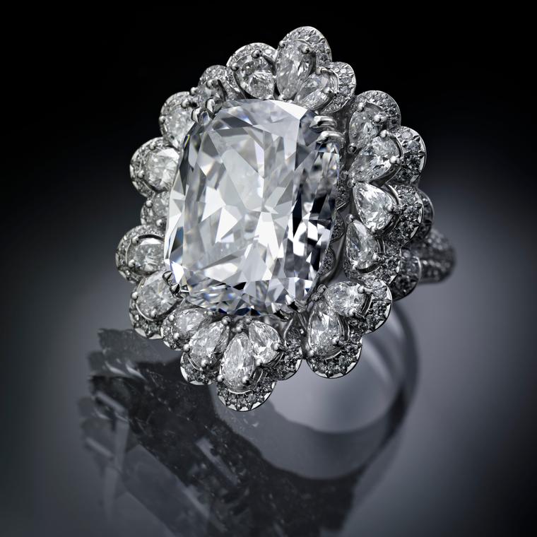 Chopard Garden of Kalahari 20 carat diamond ring