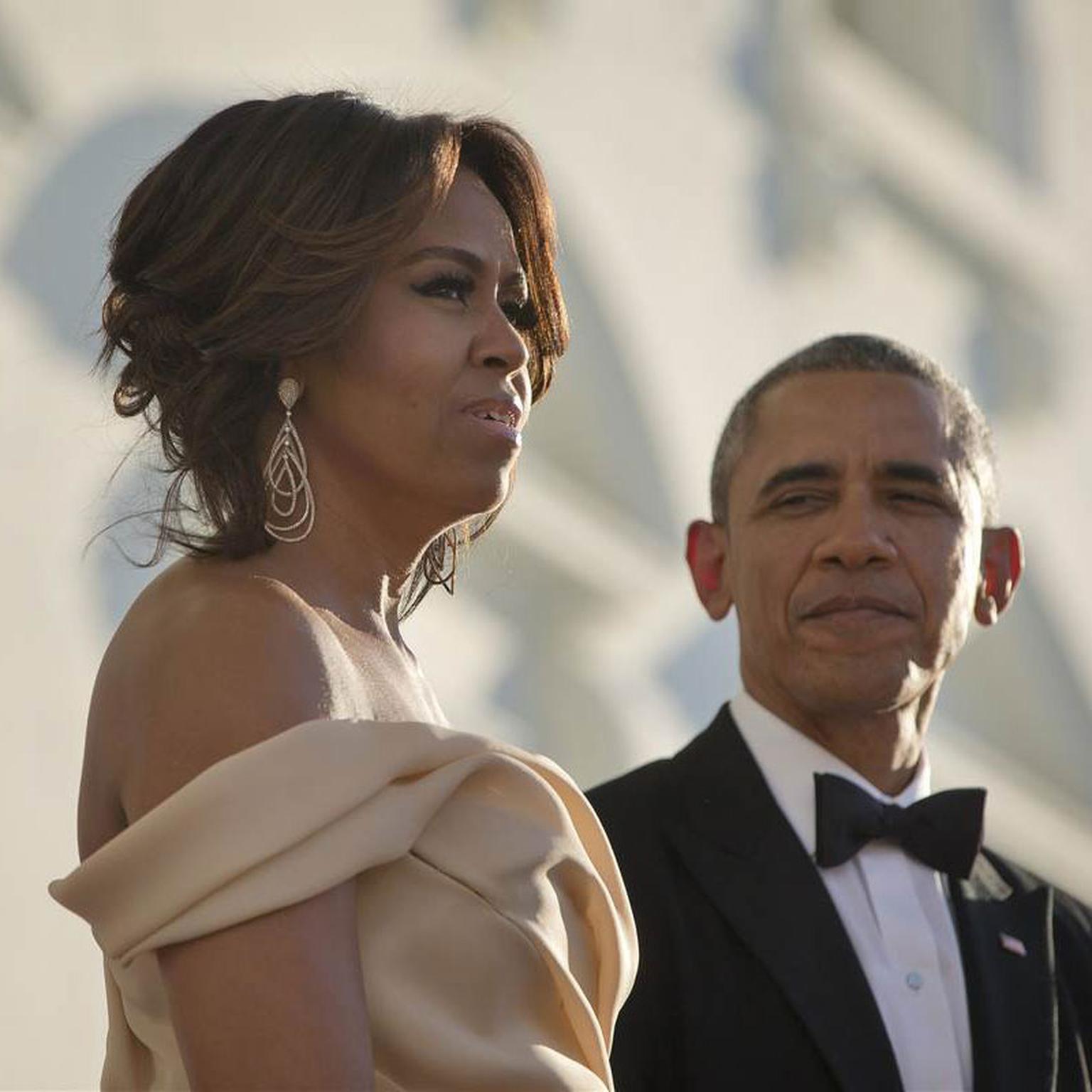 Michelle Obama wearing Le Vian at a state dinner