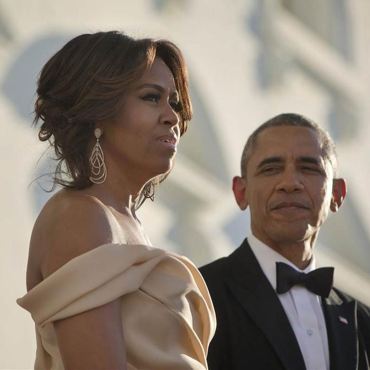 Michelle Obama wearing Le Vian at a state dinner