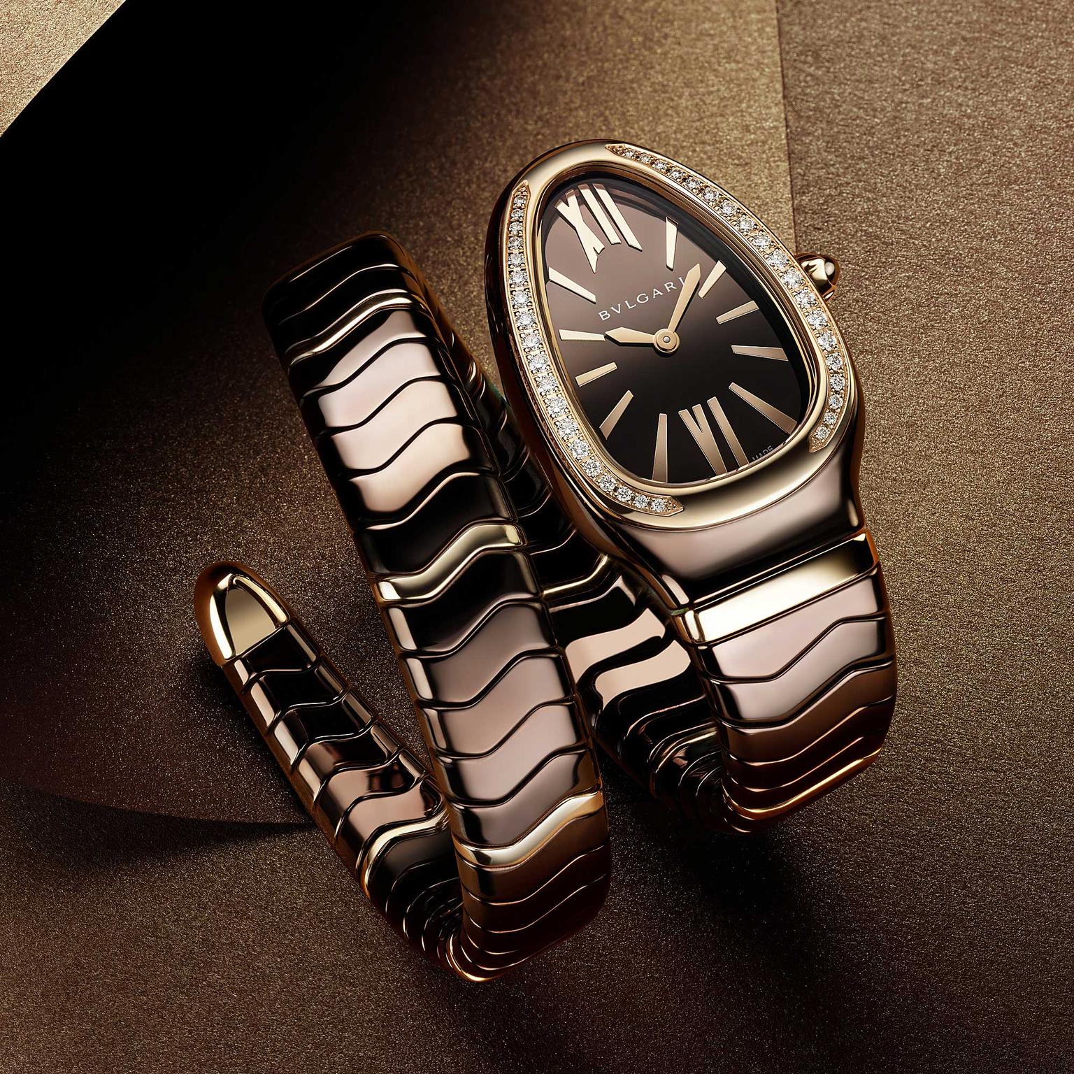 Bulgari SERPENTI SPIGA brown watch