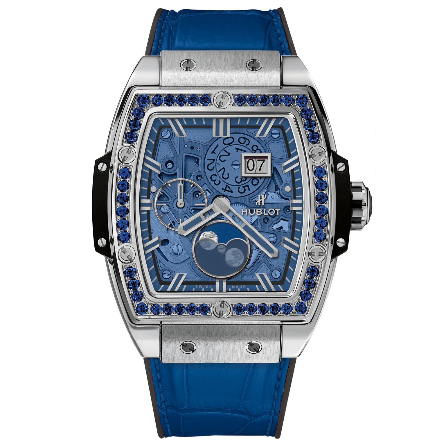 Hublot Spirit of Big Bang Moonphase Titanium Blue