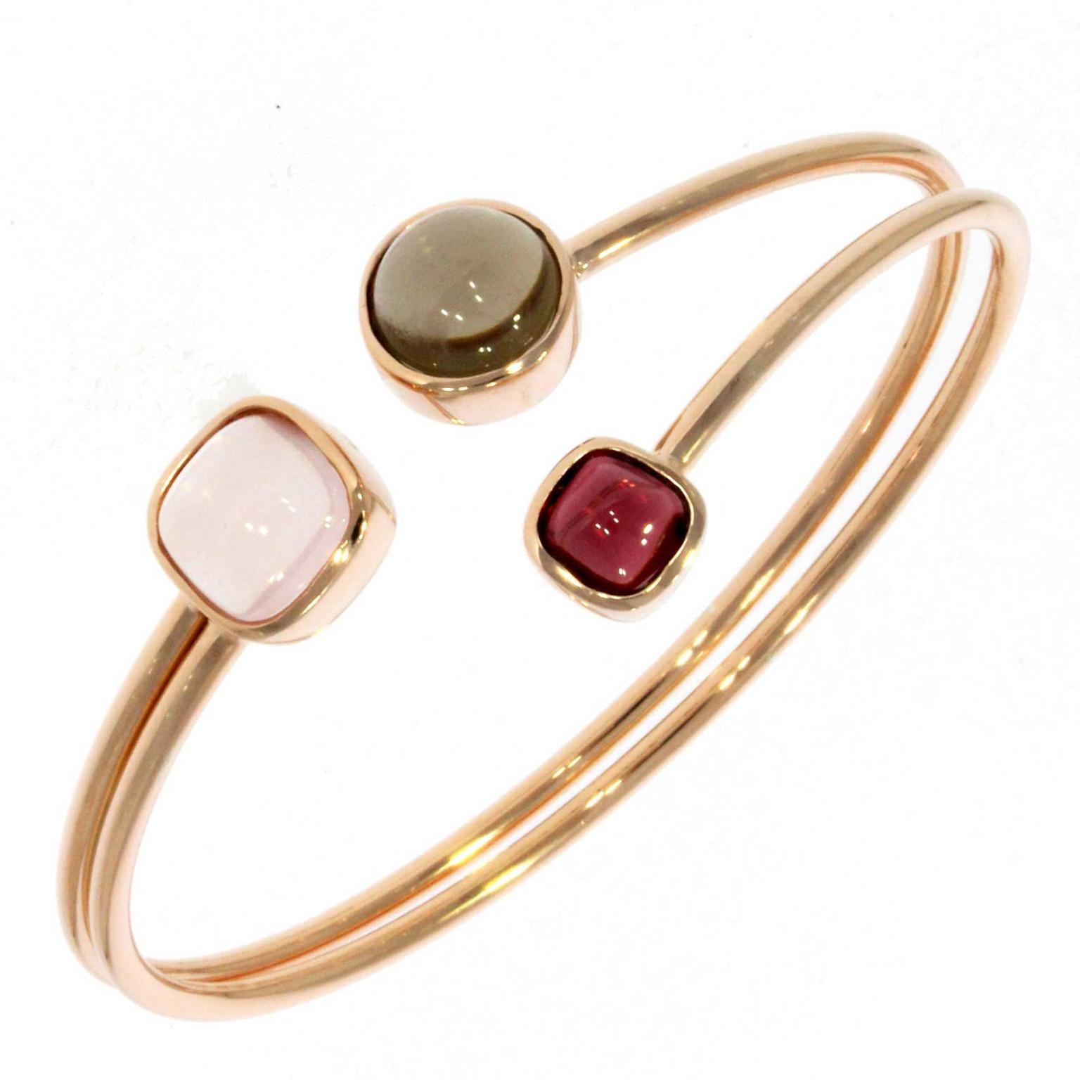  XSJ London gold and gemstone bangle